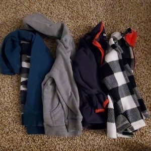 3T fleece and sweatshirts